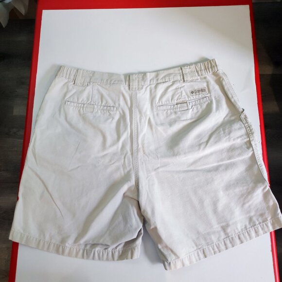 Columbia cargo cotton shorts off-white men's size XL - Picture 3 of 15